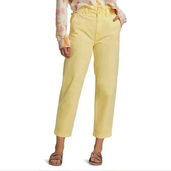 MOTHER The Yoyo Ruffle Ankle Pants - Picture 1 of 7